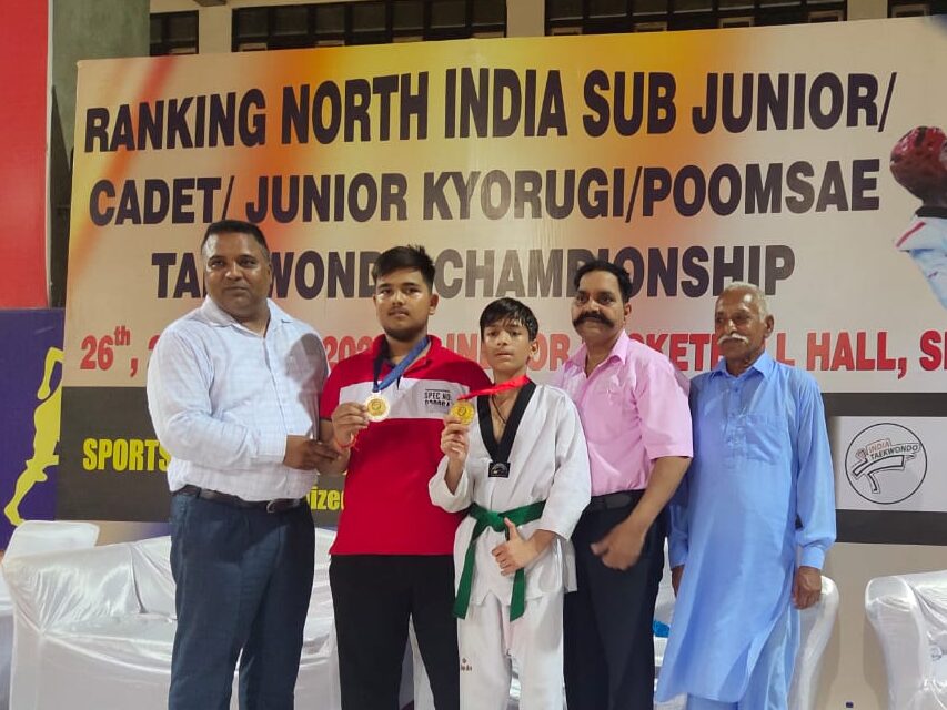 Kritarth Tripathi – “ Ranking North India Sub Junior Cadet/ Junior Kyorugi / Poomsae Taekwondo Championship ” (Honored with Gold Medal Winner at Chandigarh)